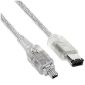 Cable Firewire 400 conector 6m/4m, 80cm, ¡Promoción!