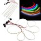 Tira de LED para modding de carcasa, 30 cm, azul, Molex de 4 pines