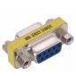 Adaptador hembra a hembra cambiador RS232 de género serie de 9 pines