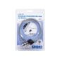 Candado de cable LogiLink para PC/portátil con 2 llaves, longitud 1,5 m, plateado