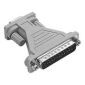 Adaptador serie/paralelo, DB9F a DB25M