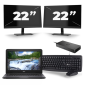 Dell Latitude 3310 - Intel Core i3-8.ᵃ Generación - 13 pulgadas - 8GB RAM - 256GB SSD - Windows 11 + 2x 22 pulgadas Monitor