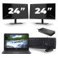 Dell Latitude 3310 - Intel Core i3-8.ᵃ Generación - 13 pulgadas - 8GB RAM - 256GB SSD - Windows 11 + 2x 24 pulgadas Monitor