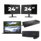 Dell Latitude 3420 - Intel Core i3 11ª generación - 14 pulgadas - 16GB RAM - 256GB SSD - Windows 11 Home + 2x Monitor de 24 pulgadas