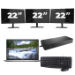 Dell Latitude 5420 - Intel Core i7 11ª generación - 14 pulgadas - 16GB RAM - 256GB SSD - Windows 11 + 3x Monitor de 22 pulgadas