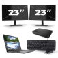 Dell Latitude 7300 - Intel Core i5-8.ᵃ Generación - 13 pulgadas - 8GB RAM - 256GB SSD - Windows 11 + 2x 23 pulgadas Monitor