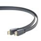 Cableexpert Cable Plano HDMI Macho-Macho, 1,8m, Negro