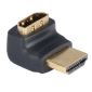 Adaptador HDMI M/F 270° Chapado en Oro