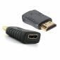 Acoplador HDMI M/F chapado en oro