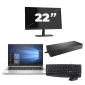 HP EliteBook 830 G7 - Intel Core i7-10.ᵃ Generación - 13 pulgadas - 8GB RAM - 256GB SSD - Windows 11 + 1x 22 pulgadas Monitor