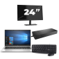 HP EliteBook 835 G7 - AMD Ryzen 3 Pro 4450U - 13 pulgadas - 8GB RAM - 256GB SSD - Windows 10 Home + 1x 24 pulgadas Monitor