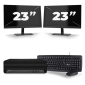 HP EliteDesk 800 G6 USFF - Intel Core i7 10ª generación - 16GB RAM - 256GB SSD - Windows 11 + 2x Monitor de 23 pulgadas