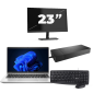 HP ProBook 440 G9 - Intel Core i3-12.ᵃ Generación - 14 pulgadas - 8GB RAM - 256GB SSD - Windows 11 + 1x 23 pulgadas Monitor