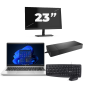 HP ProBook 445 G8 - AMD Ryzen 3 5400U - 14 pulgadas - 16GB RAM - 256GB SSD - Windows 11 + 1x Monitor de 23 pulgadas