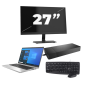 HP ProBook 640 G8 - Intel Core i5 11ª generación - 14 pulgadas - 16GB RAM - 256GB SSD - Windows 11 Home + 1x Monitor de 27 pulgadas
