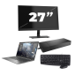 HP ZBook Firefly 14 G8 - Intel Core i7 11ª generación - 14 pulgadas - 16GB RAM - 512GB SSD - GPU - Windows 11 Home + 1x Monitor de 27 pulgadas