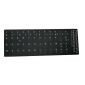 Pegatinas para teclado de portátil FR Negro-Blanco