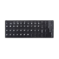 Pegatinas para Teclado de Notebook Portugal Negro-Blanco