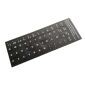 Pegatinas para teclado de portátil SP Negro-Blanco