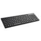Teclado con cable USB, teclas UV 'Chocolate', diseño estadounidense, negro, K-5106