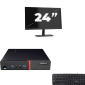 Lenovo ThinkCentre M700 USFF - Intel Core i7-6.ª Generación - 8GB RAM - 256GB SSD - Windows 11 + 1x 24 Pulgadas Monitor