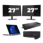 Lenovo Thinkpad L13 Yoga Gen 3 - Intel Core i5 12ª generación - 13 pulgadas - Touch - 16GB RAM - 256GB SSD - Windows 11 Home + 2x Monitor de 27 pulgadas