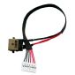 Conector de alimentación CC para portátil ASUS F751 X751