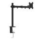 Brazo de montaje para pantalla de escritorio ajustable (inclinable), 13”-27”, hasta 8 kg