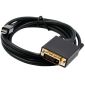 Mini DisplayPort Macho a DVI Macho, 1,8 metros, Negro