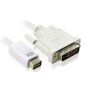 Mini DVI macho a DVI macho, 1,8 metros
