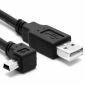 Cable mini USB a USB 2.0, ángulo de 90°, longitud 50 cm