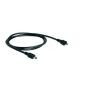 Cable de datos Micro USB macho a Mini USB macho 1M, negro, soporte OTG