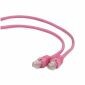 Cable de conexión Cableexpert UTP CAT5e, rosa, 0,25 m