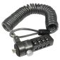 Candado de combinación LogiLink para PC/portátil (cable en espiral), longitud 1,8 m, negro