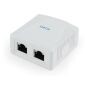 Caja de montaje en superficie CAT6 FTP de 2 puertos