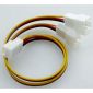 Cable de extensión de alimentación del ventilador de 3 pines, uno o dos
