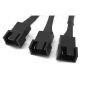 Cable extensor PWM de 4 pines a 1*4 pines y 2*3 pines Cable divisor en Y de 4 pines a 3 vías 27 cm