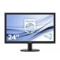 Philips 240V5QDSB - 24 pulgadas - 1920x1080 - DVI - HDMI - VGA - Negro