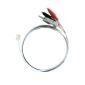 RJ11 macho a 2* pinzas de cocodrilo y 1* cable de prueba de pico de pato, 1,5 M