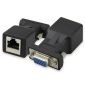 Adaptador RJ45 hembra a VGA hembra