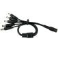 Divisor de fuente de alimentación CC 1 a 6 para cámara CCTV