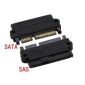 Convertidor adaptador de enchufe macho SAS de 29 pines hembra a SATA de 22 pines