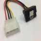 Cable de alimentación Molex macho a SATA de 90°