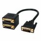 Cable DVI-D macho 2x DVI-D hembra
