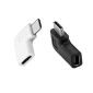 Adaptador USB-C USB-C macho a hembra con ángulo de 90°