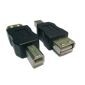 Adaptador USB A/F a USB B macho