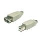 Adaptador USB A hembra a B macho