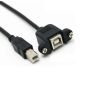 Cable adaptador USB B macho a hembra, 1M