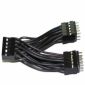 Cable divisor en Y con cabezal interno de audio HD de 9 pines de 10 cm