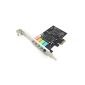 Tarjeta de sonido de audio PCI-E de 5.1 canales CMI8738